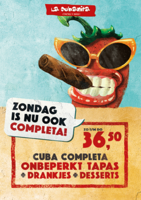 La Cubanita Tapas Completa actiepagina JAN 2026