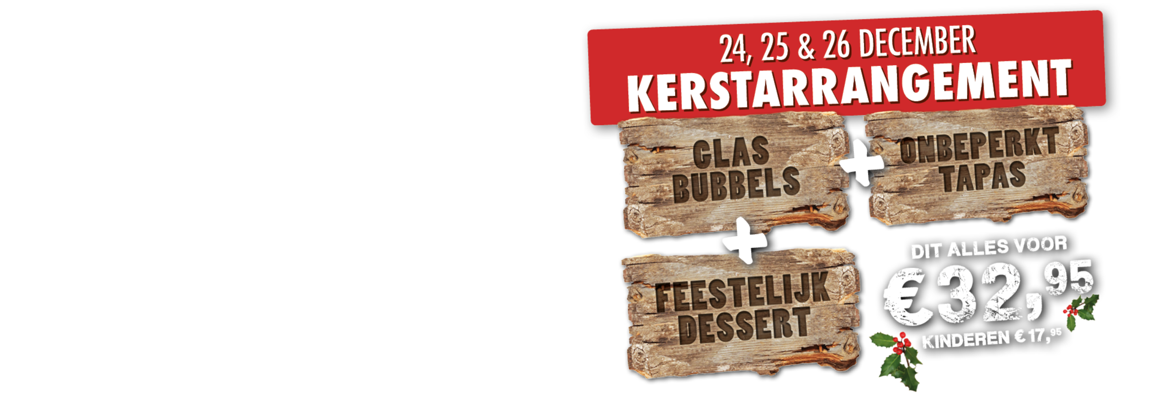 La Cubanita Kerst 2022 Website banner Homepage 1