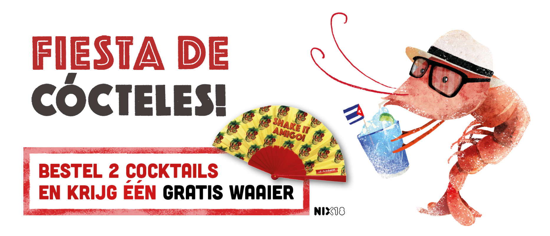 La Cubanita NL Waaier Actie 2025 Website banner HR2