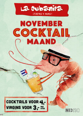 La Cubanita cocktailmaand 2025 website screen