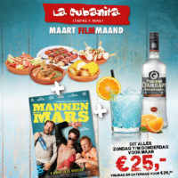 La Cubanita Maart 2018 mannenvan Mars Filmmaand Actie FB PUSHPOST v1