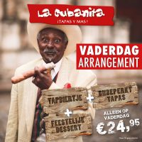 La Cubanita VADERDAG 2022 Actie INSTA
